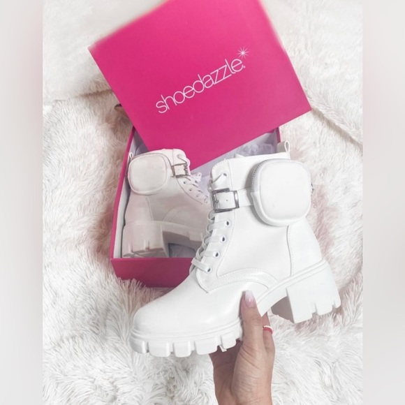 Shoe Dazzle Shoes - Tanzi Lug Sole Bootie.